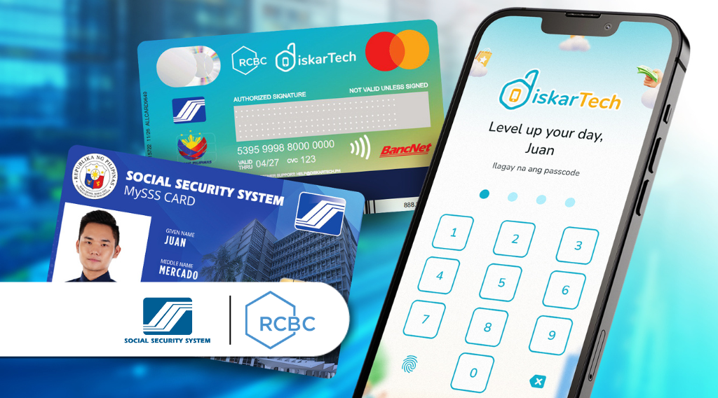 New MySSS Card Doubles as a Debit and Train Card via RCBC DiskarTech MySSS Card RCBC DiskarTech - Mainpic